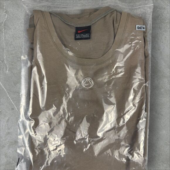 Vintage Faded 90's Nike Center Swoosh Basketball Embroidered Logo Tank Top - XL - Picture 5 of 5